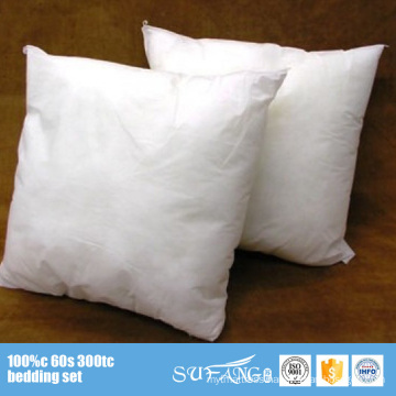 Hotel Bed Linen Suppliers Decorative 100 Polyester Fiber Cushion Pillows